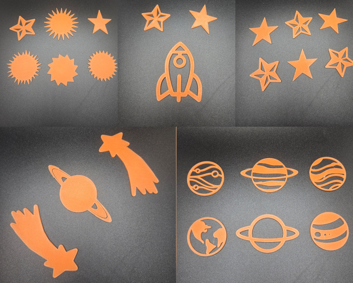 3D Printed Glow-in-the-Dark Ceiling Stickers