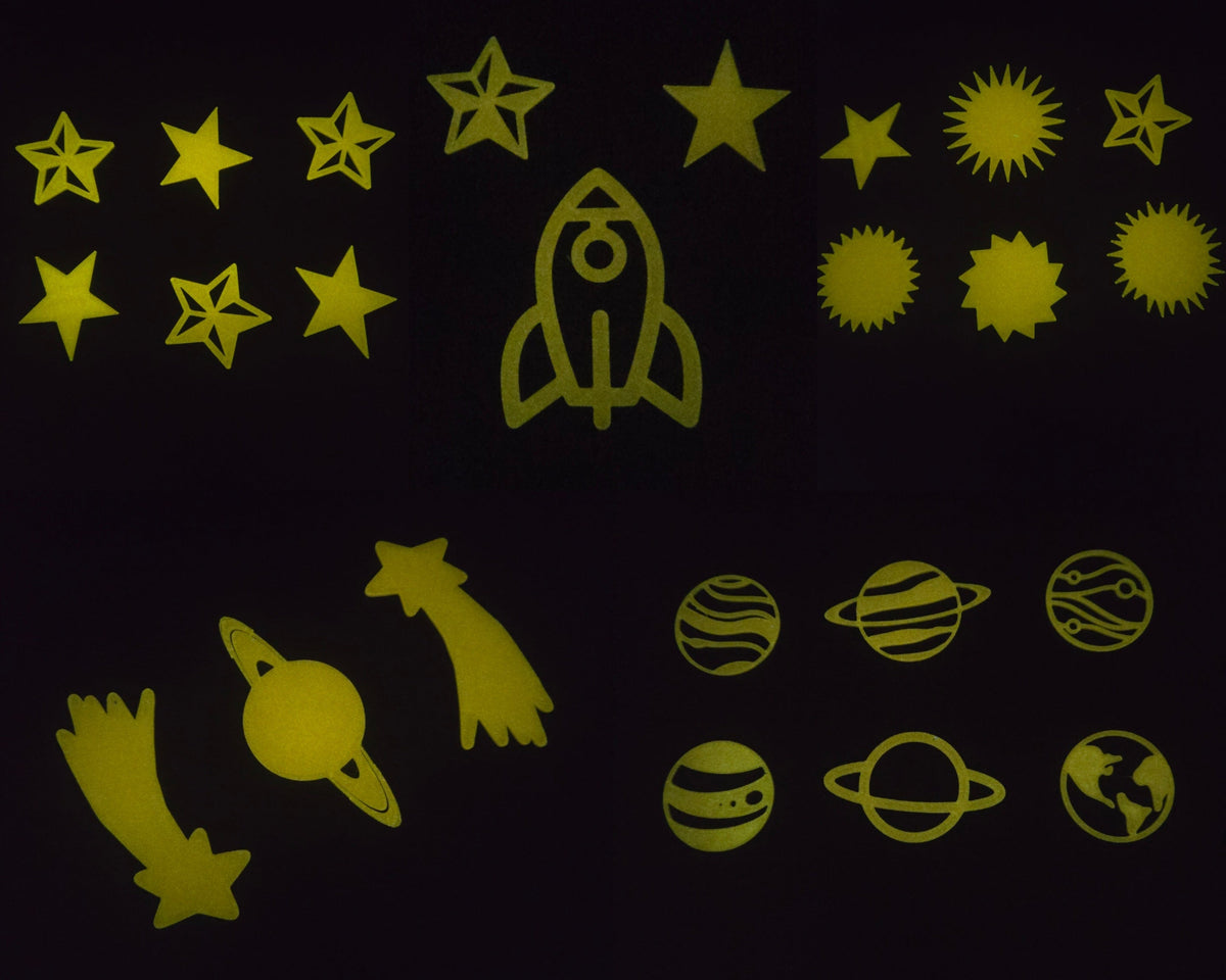 3D Printed Glow-in-the-Dark Ceiling Stickers