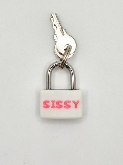 Small Padlock & Cover – Custom Kink Collar Lock, Keyed Alike Options, Glow & Pride Styles