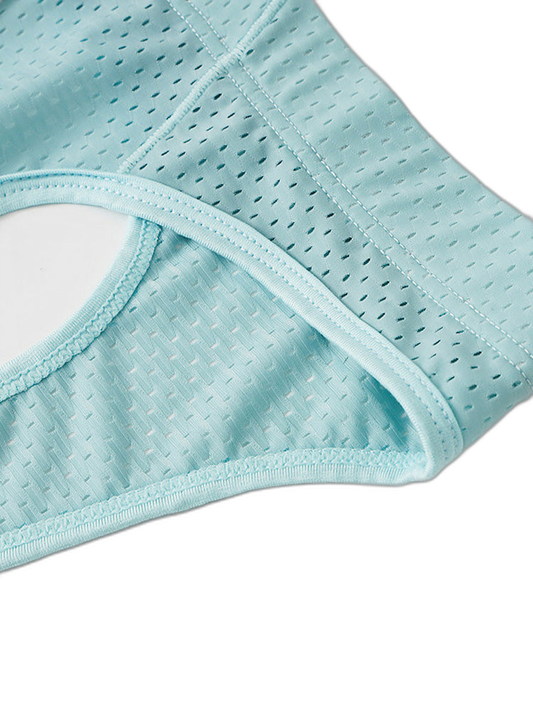 3 Pack Men's Sexy Mesh Transparent Big Pouch Jockstrap