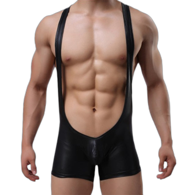 PU Leather Bodysuit