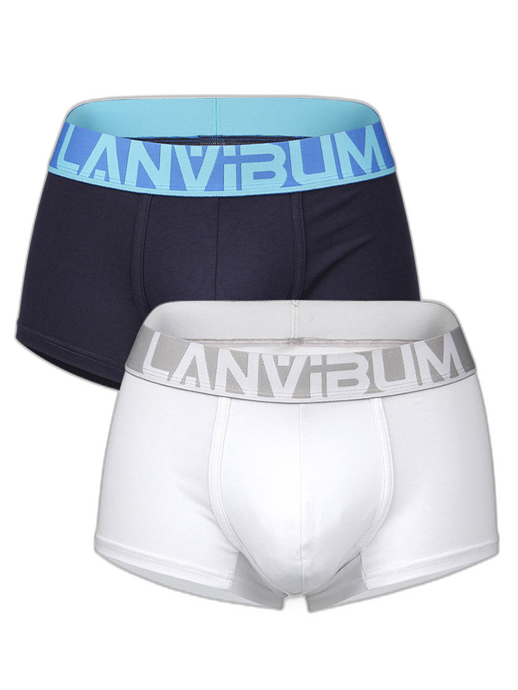 2 Pack Men's Breathable Big Pouch Trunks