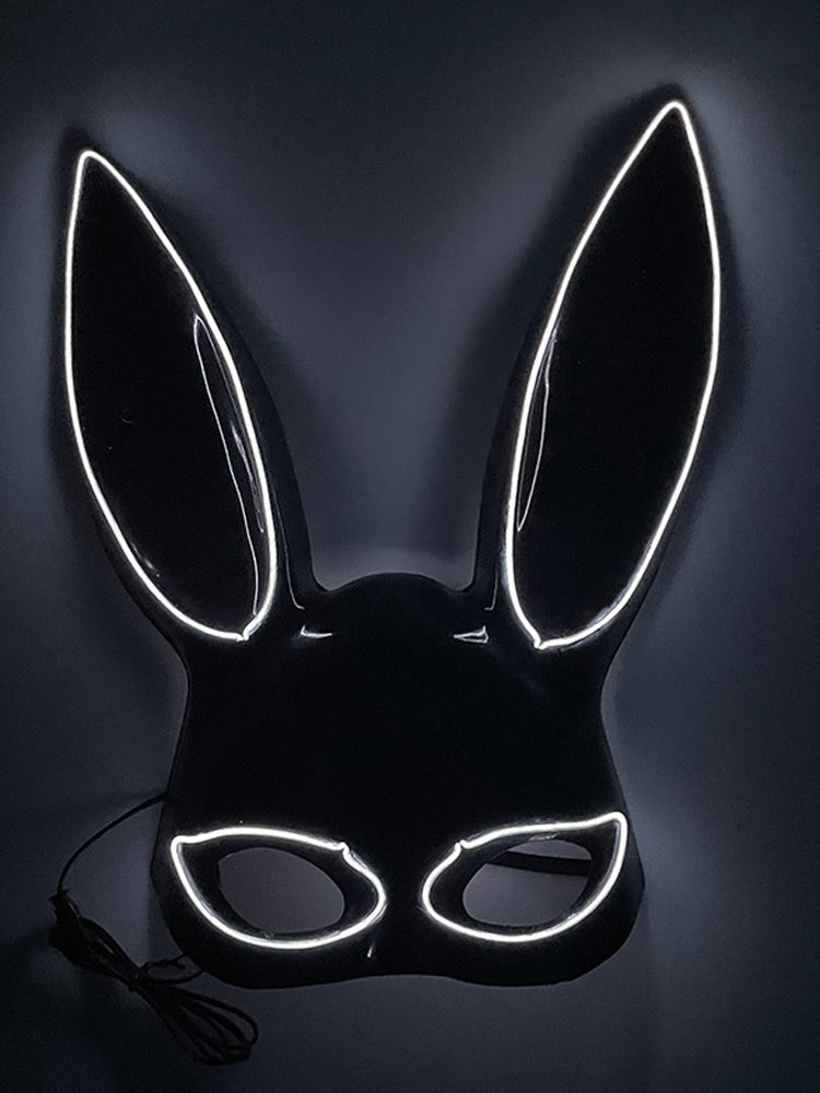 Led Half Face Bunny Mask