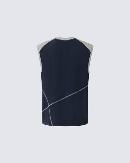 Deconstructed Stitched Ice-Feel Quick-Dry Summer Tank Top