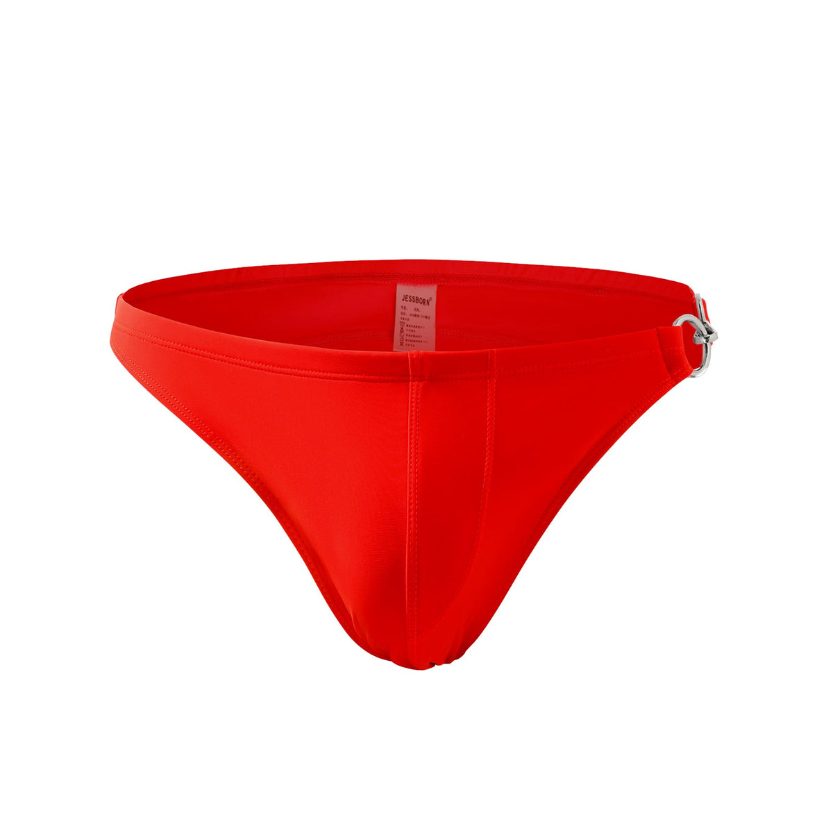 Men's Low Rise Metal Buckle Swim Bikini