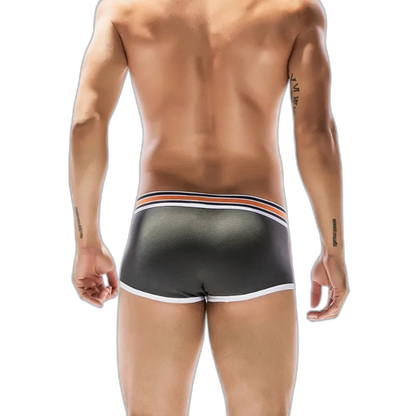 SEOBEAN Racing Stripes Low Rise Boxer Briefs