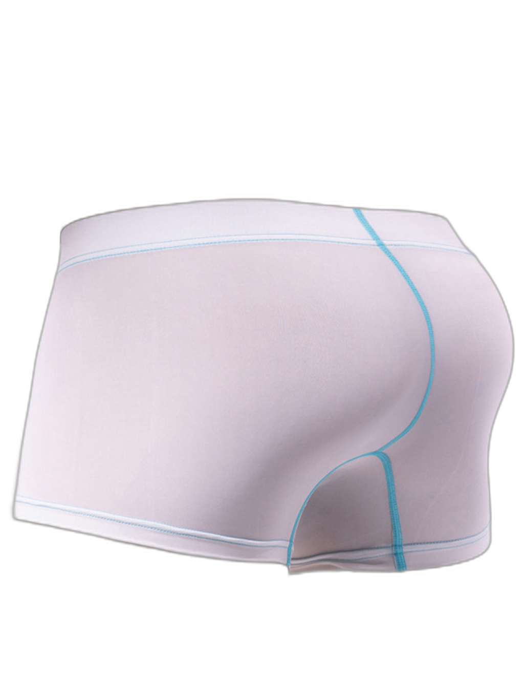3 Pack Men's Large Pouch Contrast Binding Trunks