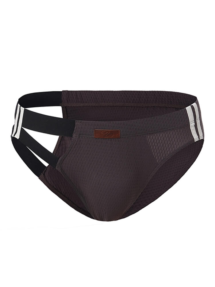 Men's Sexy Openwork Sports Antibacterial Briefs