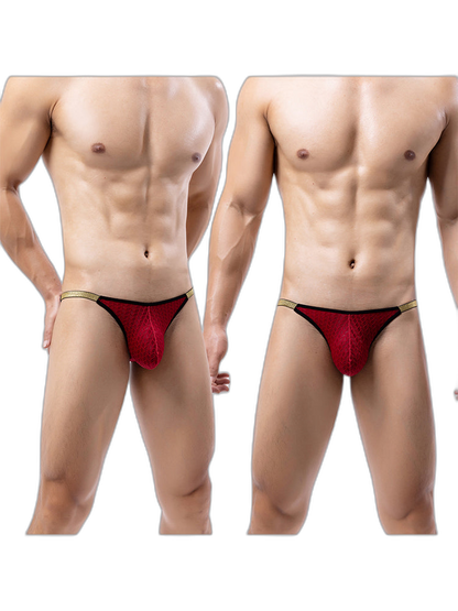 3 Pack Men's Sexy Low-Rise Hip-Lifting Briefs