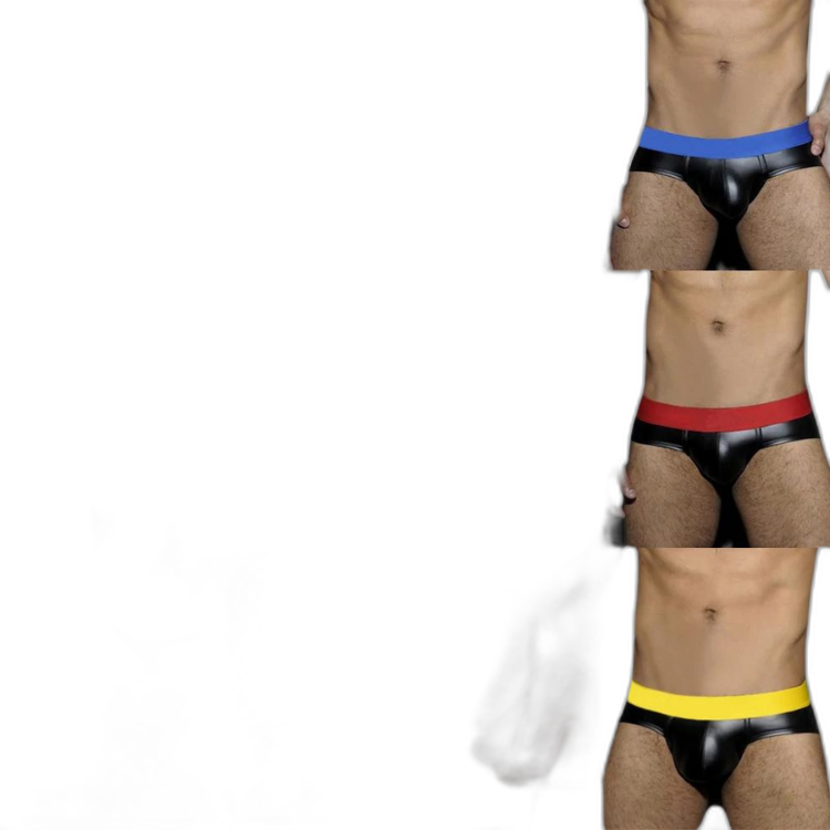 Faux Leather Jockstrap