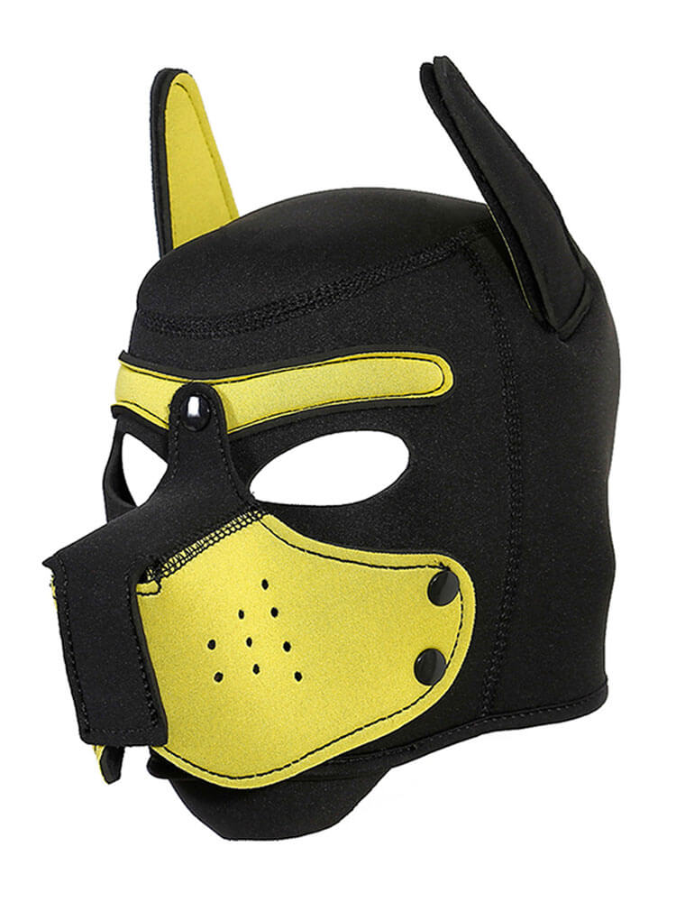 BDSM Roleplay Gear Dog Head Style Hood