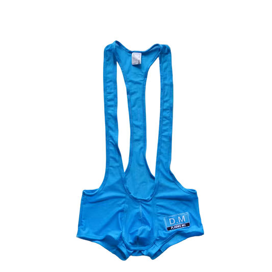 Dog & Master Singlet Blue