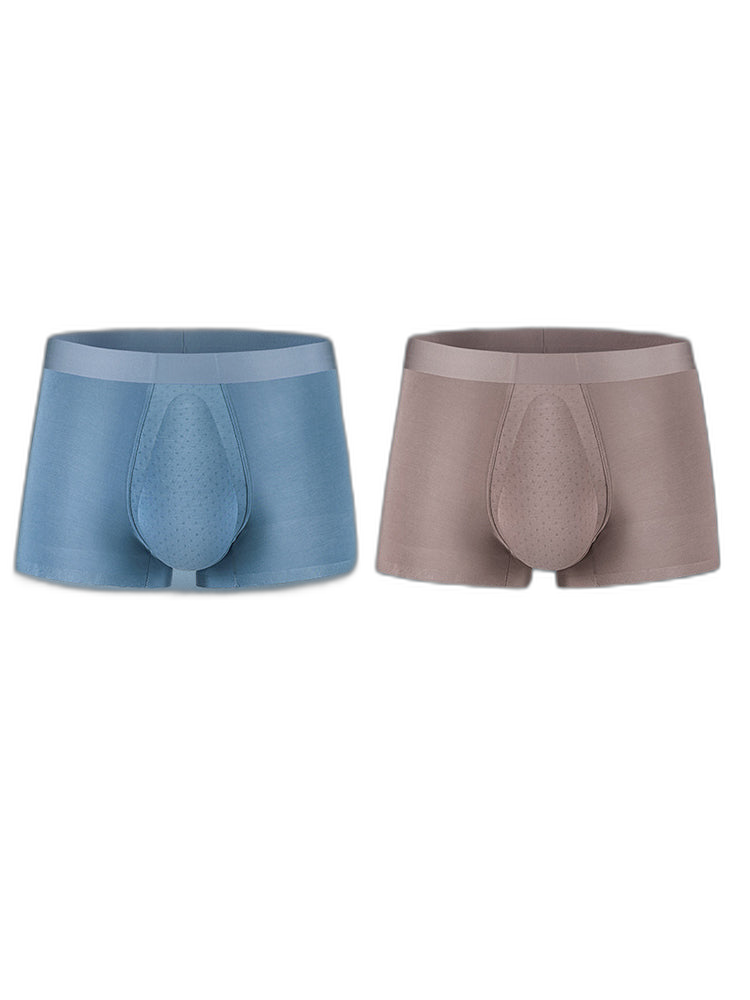 Men's Seamless Trunks with Organic Latex Support Cup