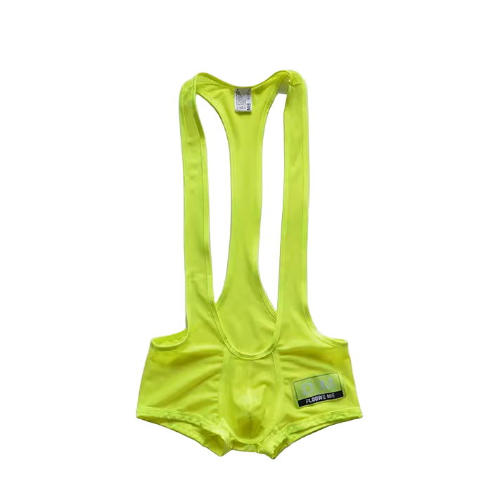 Dog & Master Singlet Yellow