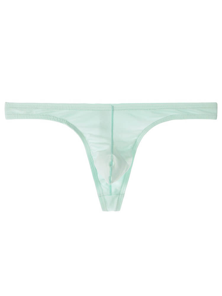 Men's Sexy Elephant Trunk Pouch Solid Color Thong