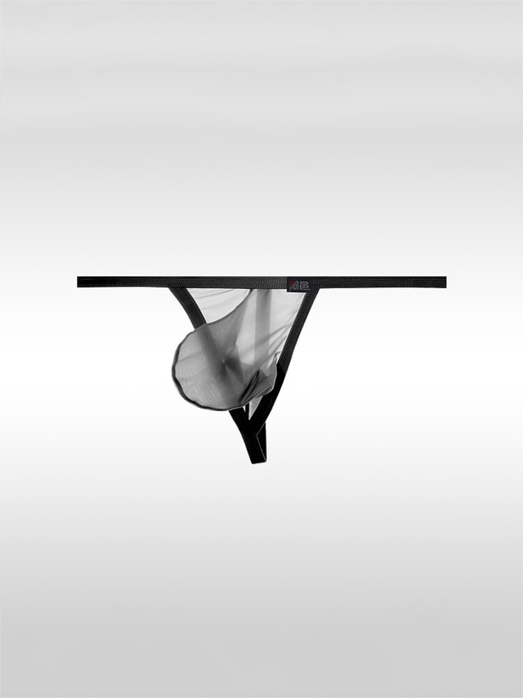 Men's Ultra-Thin Transparent Sexy Low-Rise Thong