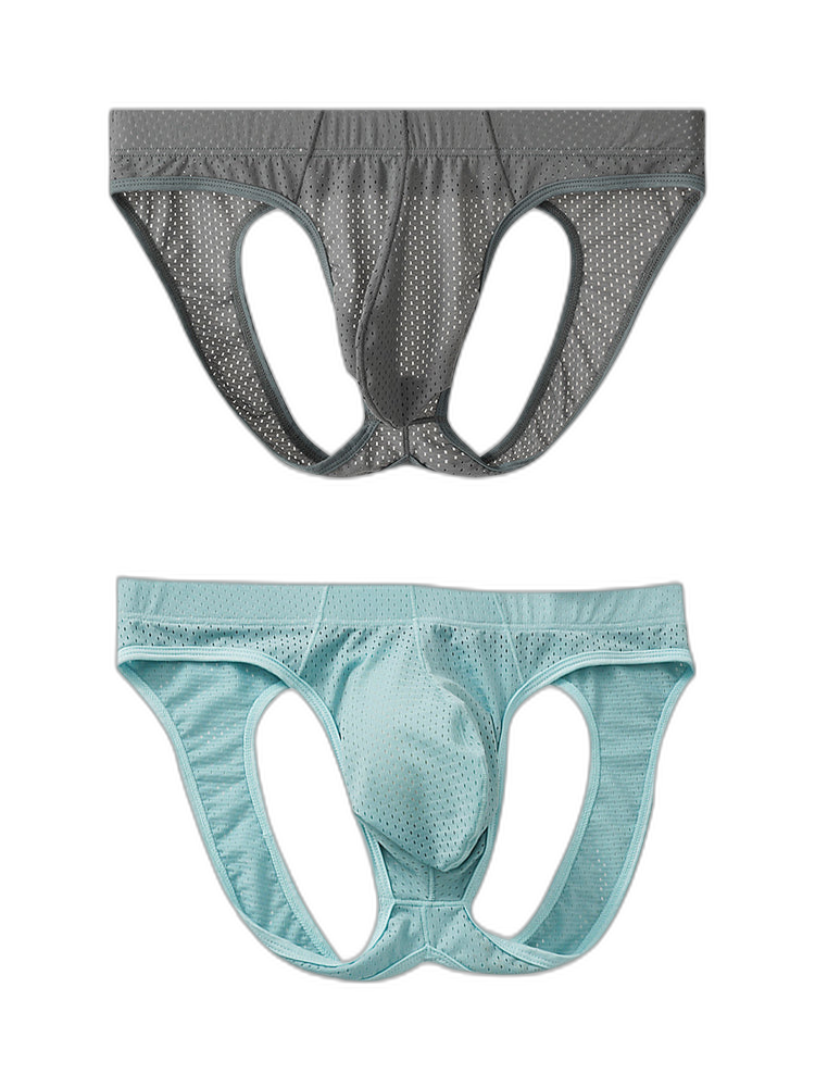2 Pack Men's Breathable Mesh Jockstrap
