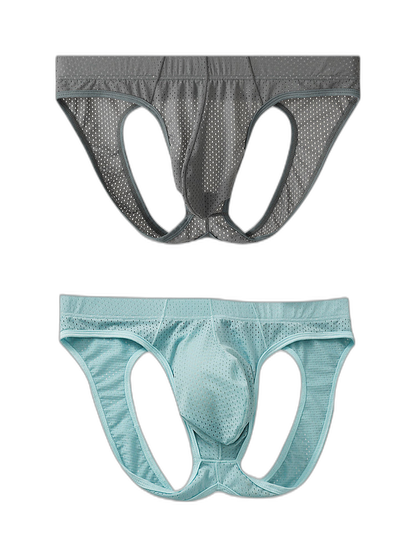 2 Pack Men's Breathable Mesh Jockstrap