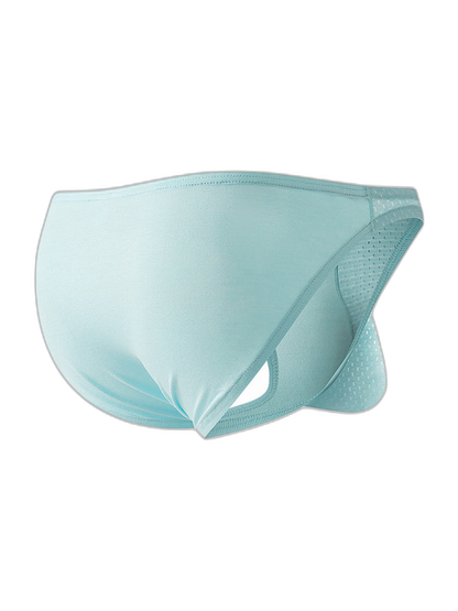 3 Pack Men's Mesh Sexy Low Waist Big Pouch Briefs