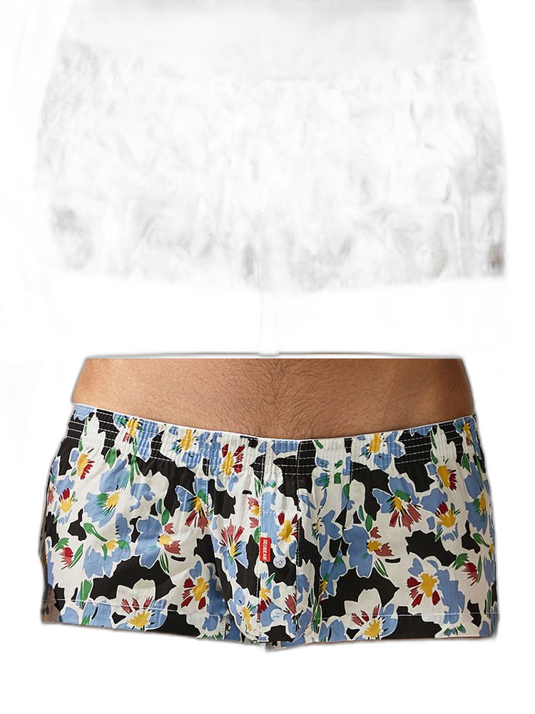2 Pack Men's Printed Pure Cotton Trunks