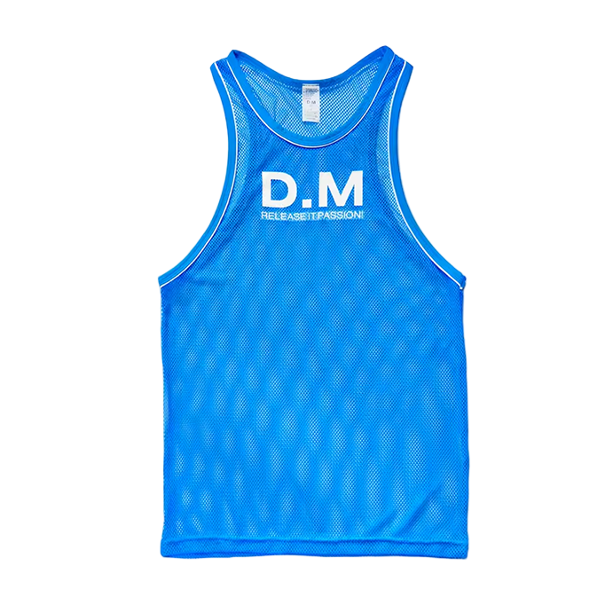 Dog & Master Mesh Tank Top Blue