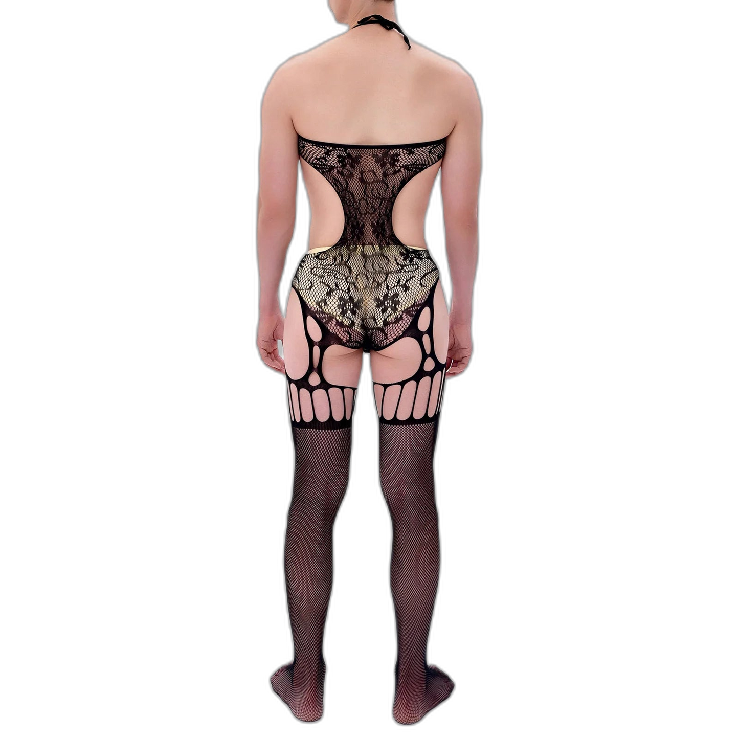Siren Call Crossdressing Fishnet Bodysuit