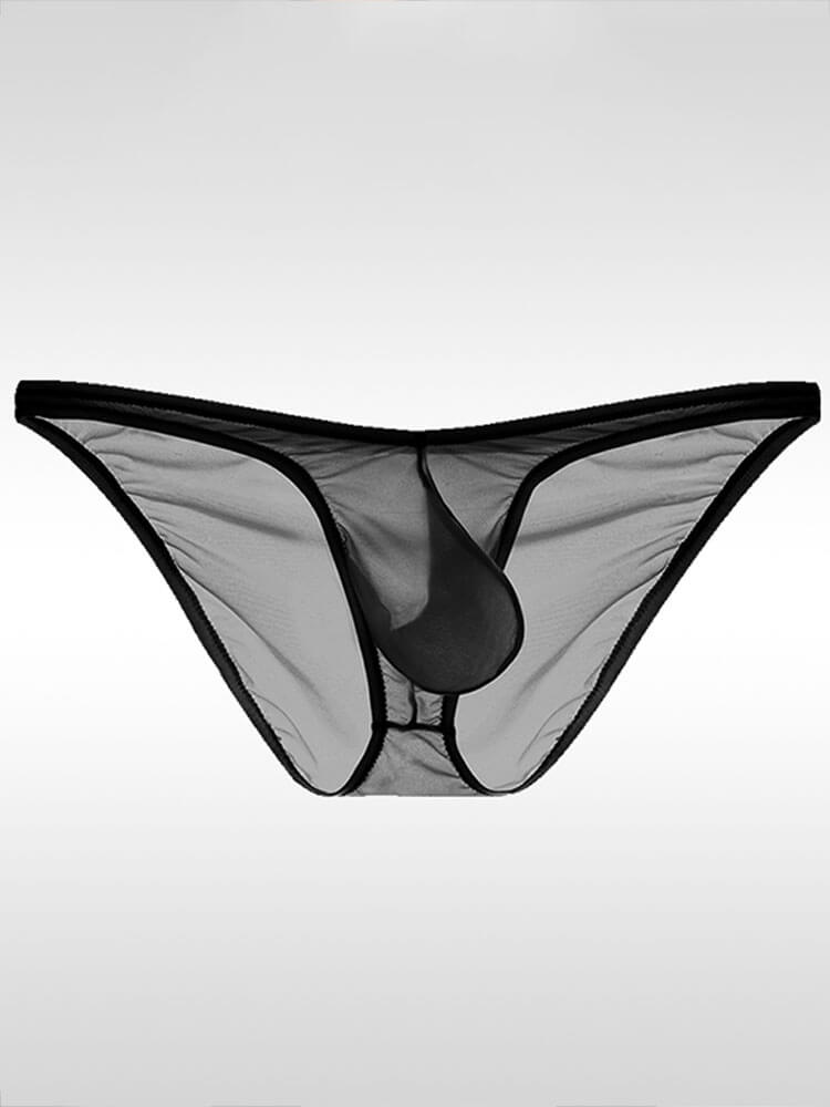 Men's Sexy Ultra-Thin Sheer Top Tight Leggings Set
