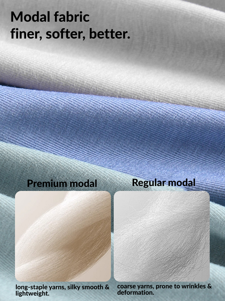 2 Pack Men's Anti-Bacterial Modal Trunks