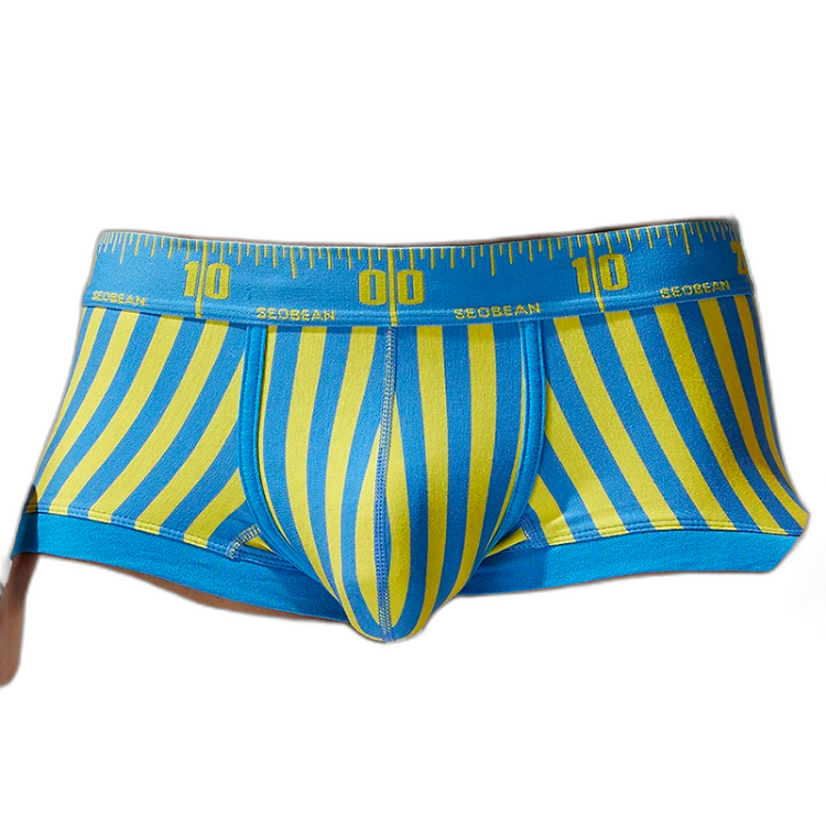 SEOBEAN Measure Up Cotton Boxer Briefs
