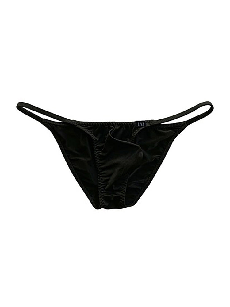 Men's Solid Color Thin Semi Transparent Briefs