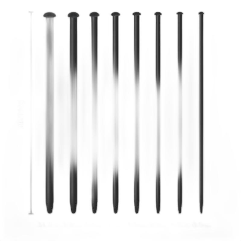 Smooth Silicone Urethral Sounding Set - 8 Pcs