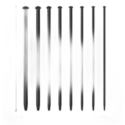 Smooth Silicone Urethral Sounding Set - 8 Pcs