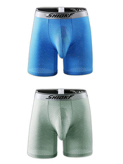 2 Pack Men’s Mesh Separate Pouch Boxers Briefs