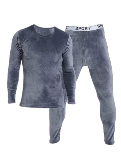 Double Heavyweight Fleece Thermal Underwear Set