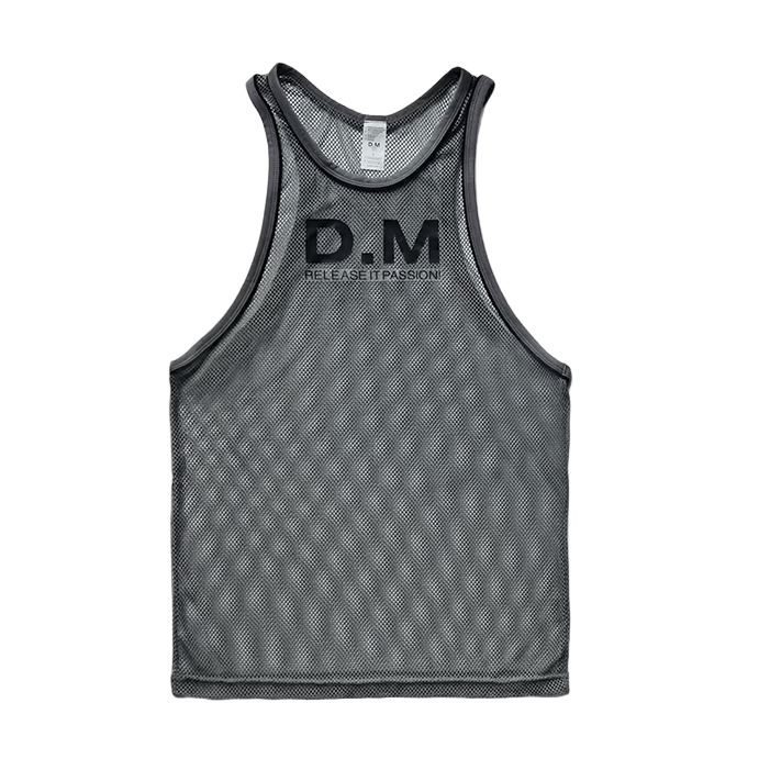 Dog & Master Mesh Tank Top Grey