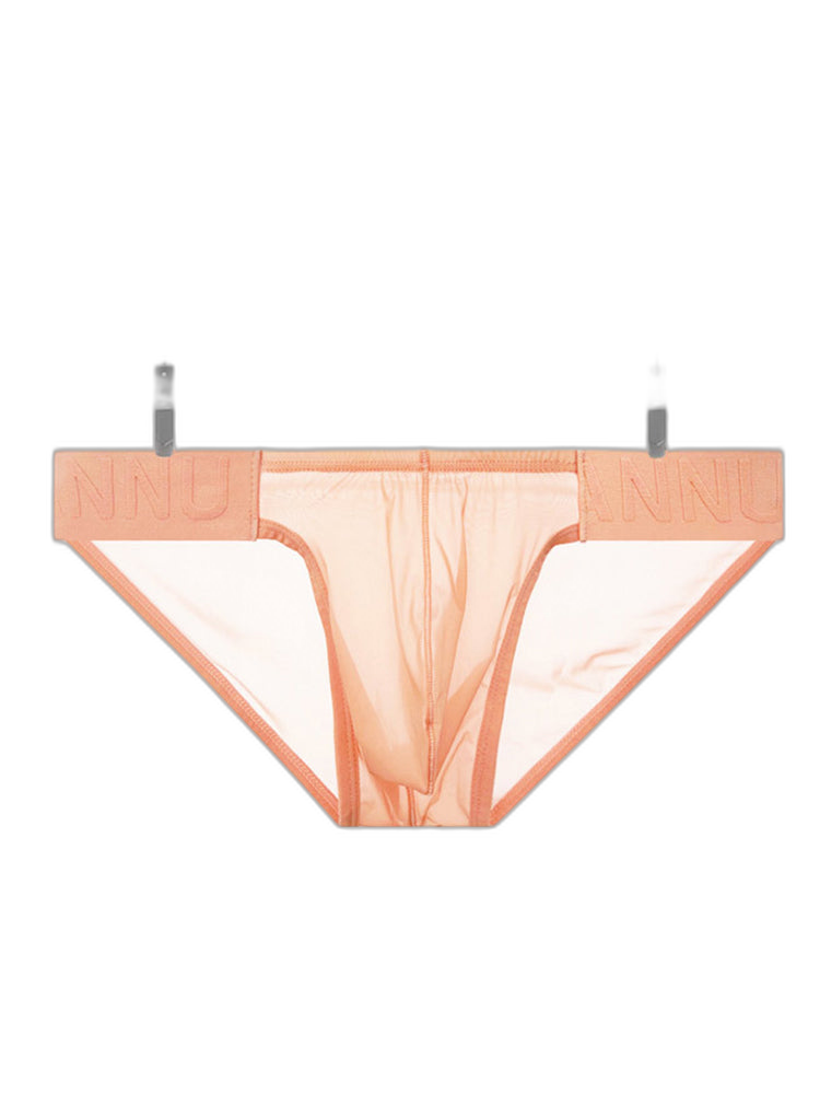 2 Pack Ultra-Thin Men's Breathable Semi-Transparent Sexy Bikini