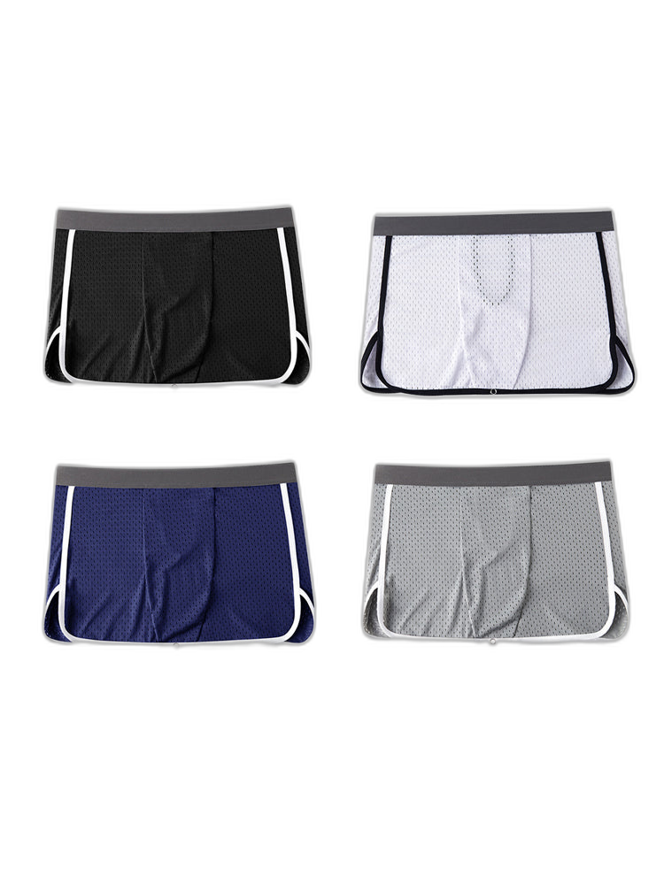 Men's  Button Casual U-Shaped Roman Skirt Dual-Purpose Arrow Pants Underwear