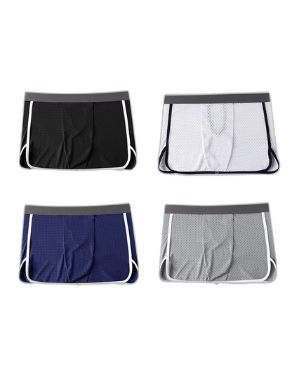 Men's  Button Casual U-Shaped Roman Skirt Dual-Purpose Arrow Pants Underwear