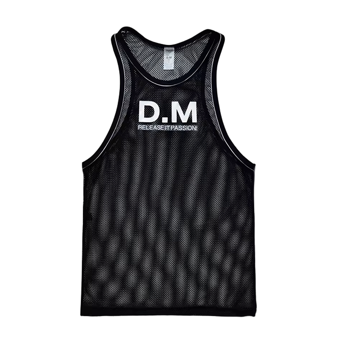 Dog & Master Mesh Tank Top Black