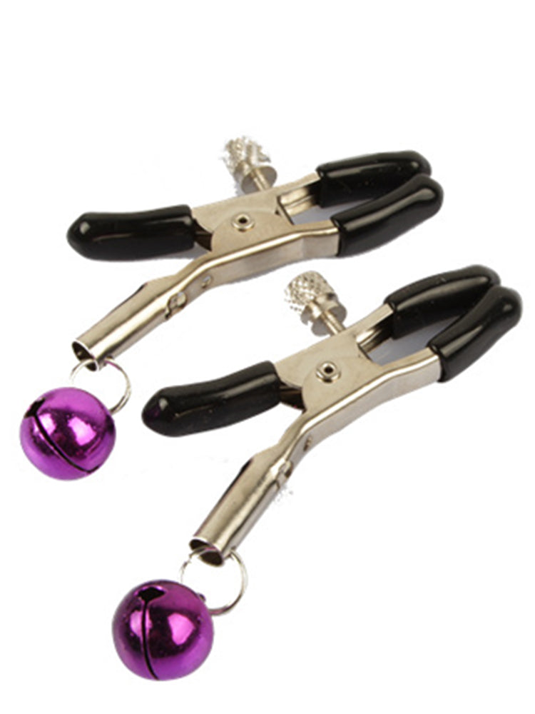 Erotic Metal Bell Nipple Clips