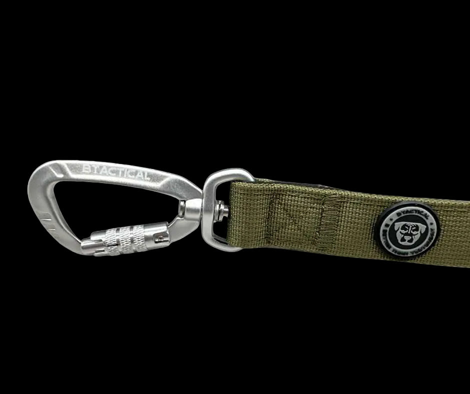 Tactical Carabiner Clip Lead Green