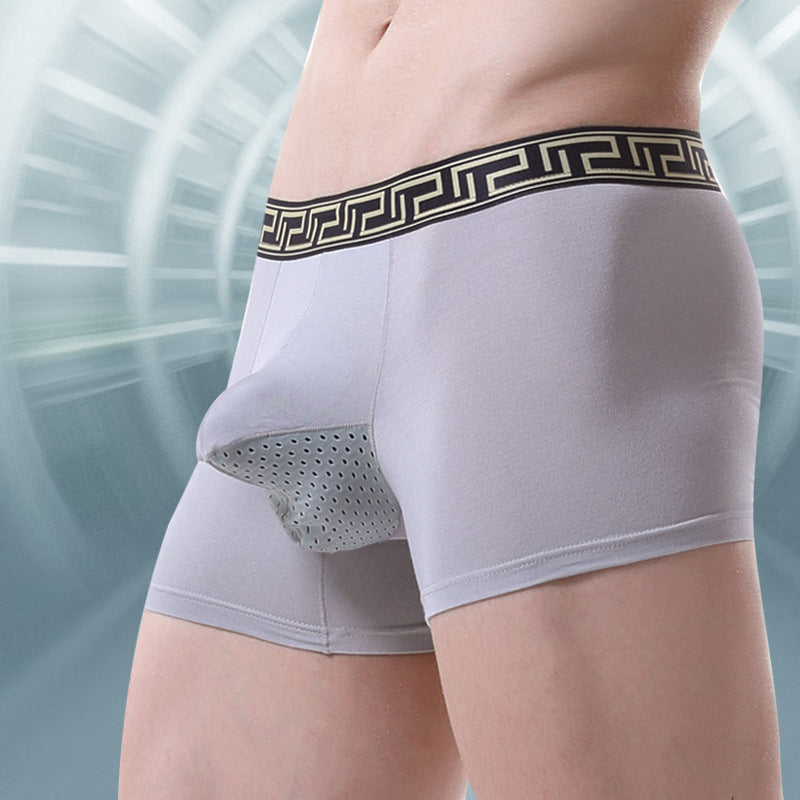 4 Pack Separate Ball Pouch Breathable Trunks