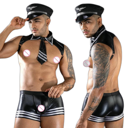 Kinky Commander Briefs and Hat Set