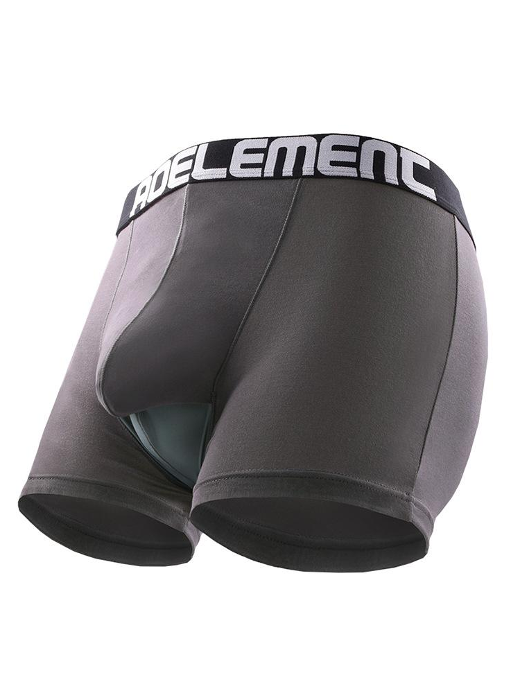Aoelemen 2 Pack Modal Stretch Separate Pouch Boxer Briefs