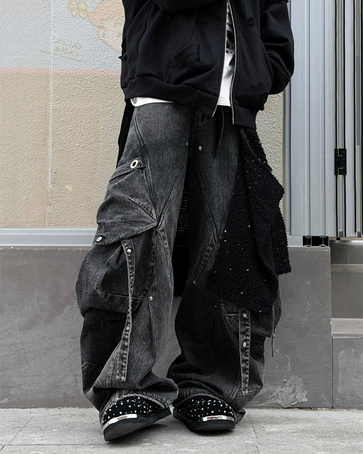 KIIKIO Baggy Cargo Jeans