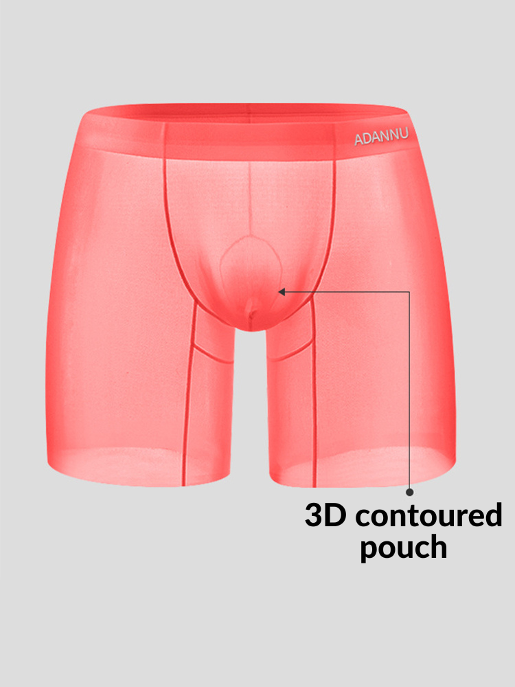Men's Ultra-Thin Quick-Dry Sheer Boxer Briefs