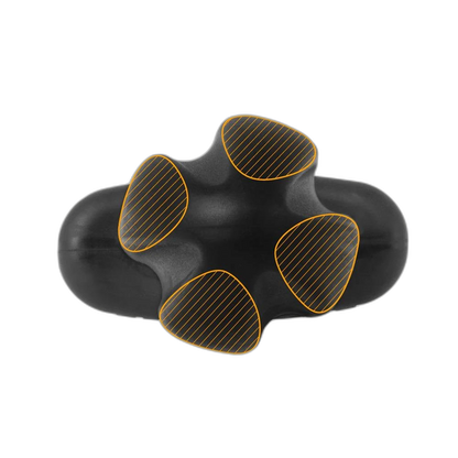 ELECTRASTIM Tartarus, Silicone Noir Quadripolar Butt Plug