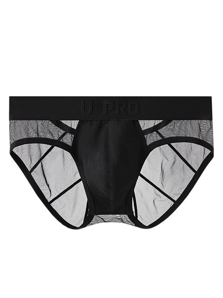 Men's Sexy Mesh Cut-Out Back Briefs