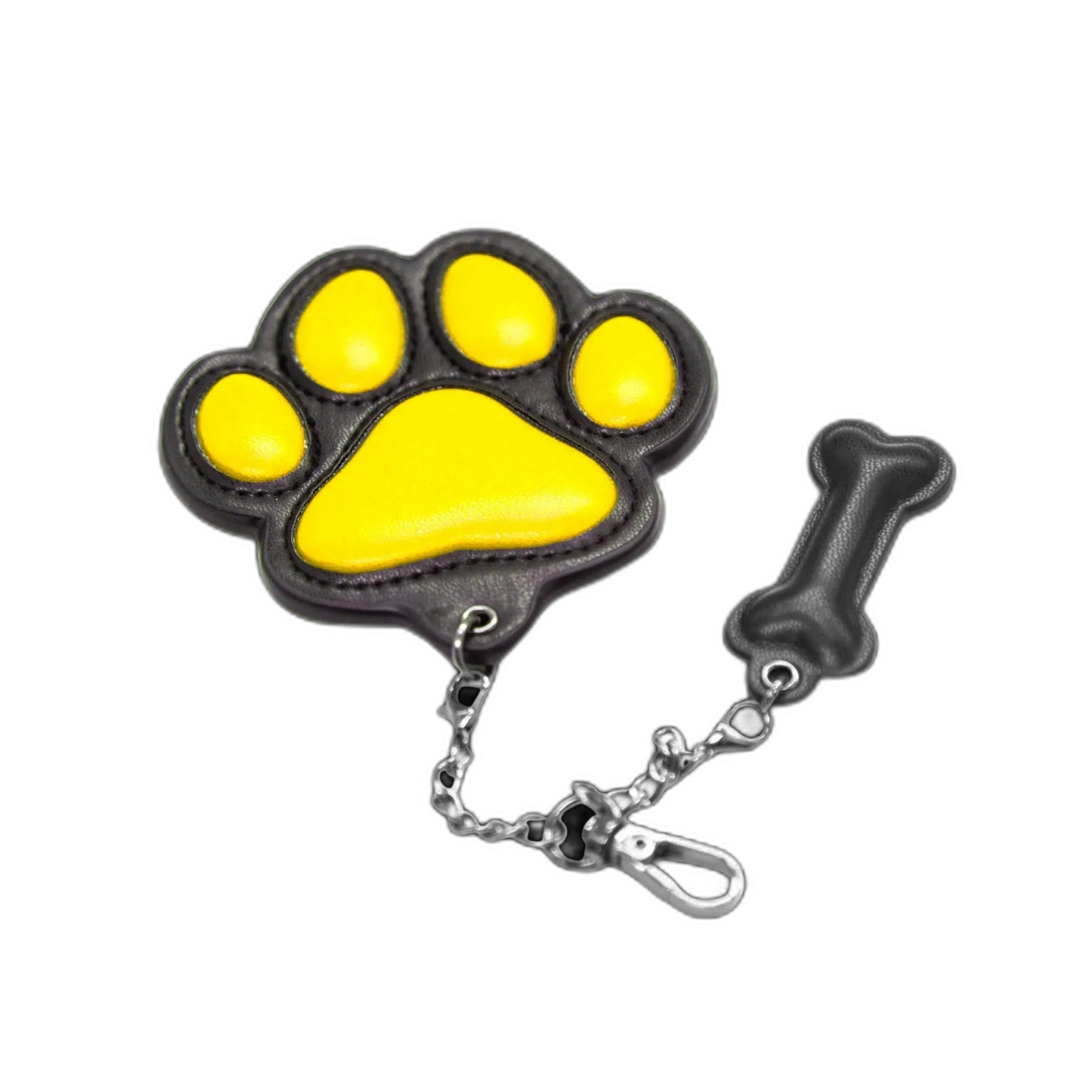 PU Leather Puppy Paw Keychain