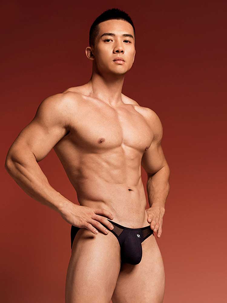 Men's Sexy Form-Fitting Low-Rise U-Pouch Briefs